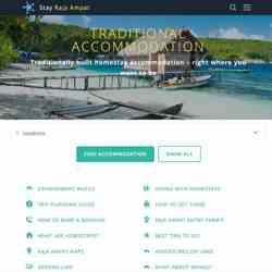 Stay Raja Ampat website